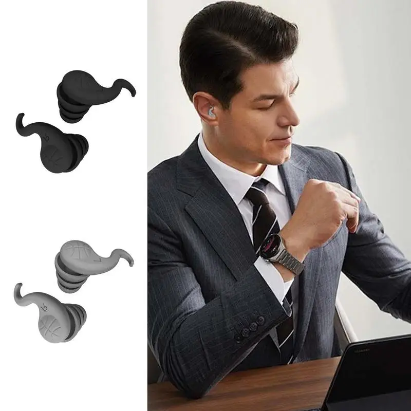 Noise Cancelling Earplugs For Sleep Comfortable Ear Plugs For Snoring Silicone Earplugs For Sound Reduction Travel Noise