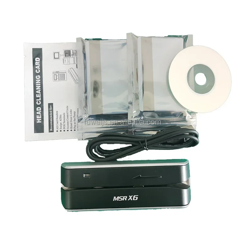 MSRX6 Programável Magnetic Stripe Reader, Writer Encoder, Read Write, Apagar, Clone HiCo e Lo-Co