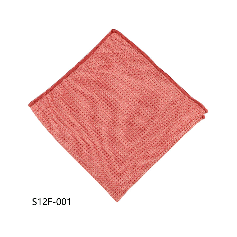 ผ้าเช็ดหน้าฝ้ายลินินสี่เหลี่ยมสีดำกระเป๋าสีทึบใหม่ผ้าเช็ดหน้ากว้าง23ซม. สำหรับงานเลี้ยงงานแต่งงาน