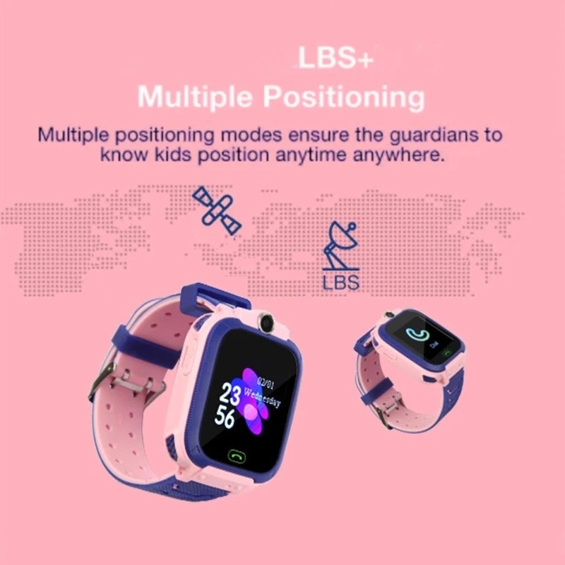 Smart Watch For Kids - Location, Camera, Video, Music, Games, Alarm, Calculator