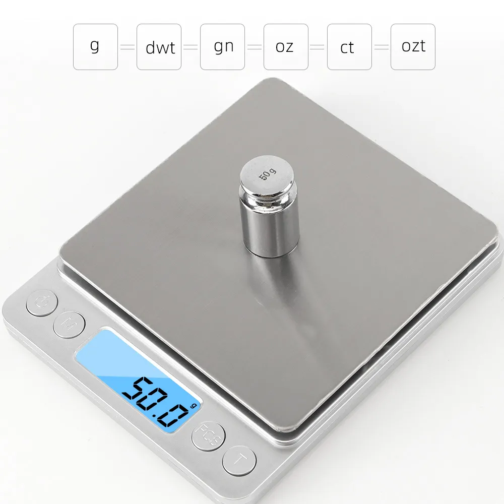 Multiple specifications Digital Scale Precision Scales Jewelry Weighing For Food Diet Postal Balance Measuring LCD Electronic
