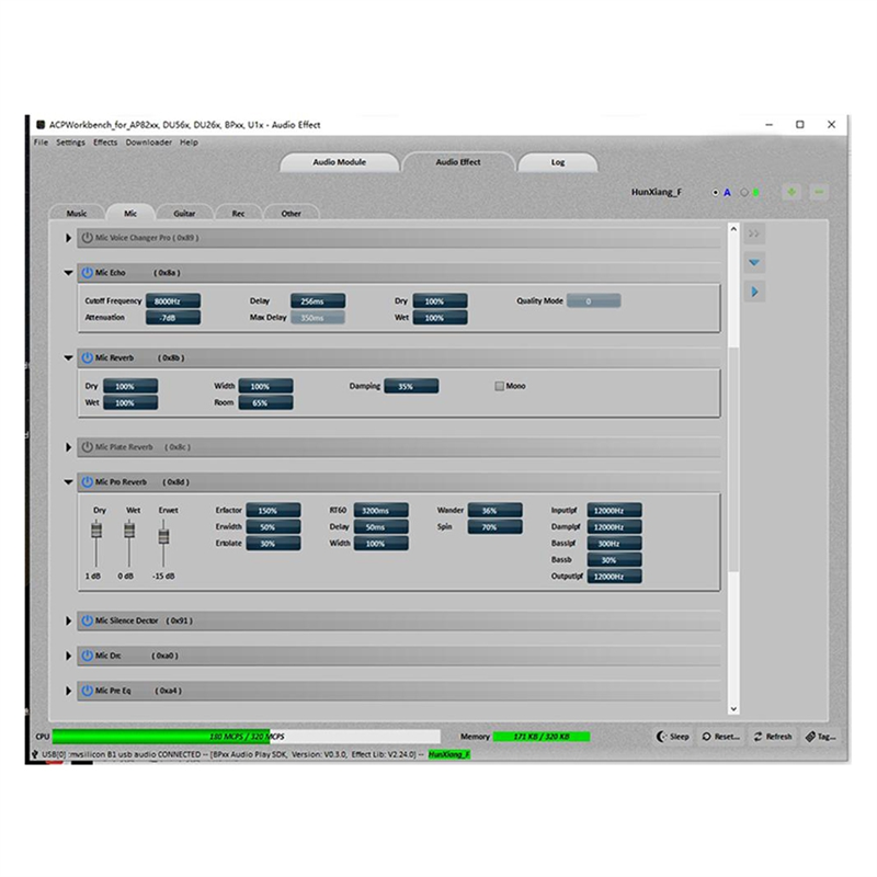 AB25-Für DSP Digital Reverb Circuit Modul Voice Changer Eq Heulende Steuerung Frequenz Shifter Effekt Mixer Sound Effekte