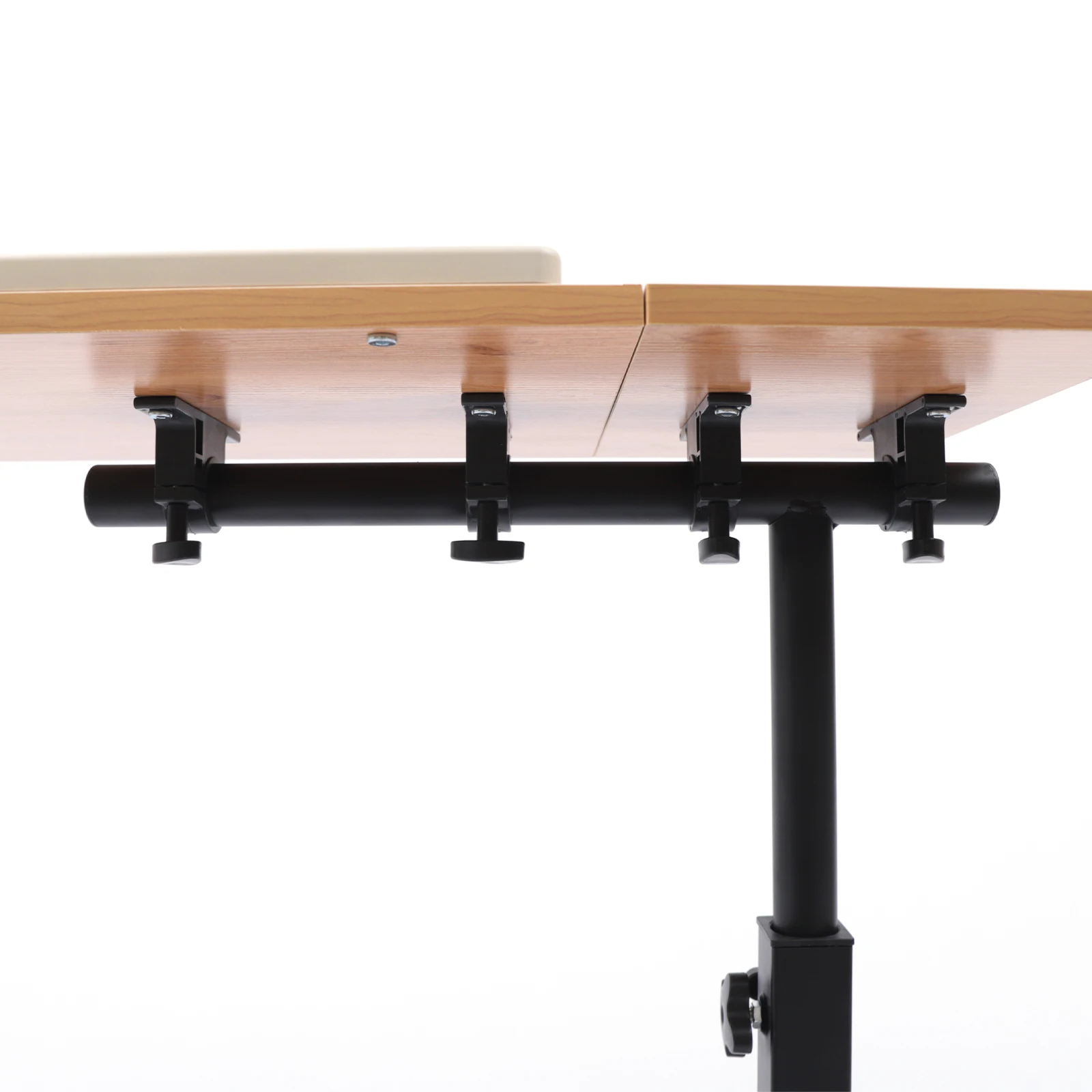 Scrivania per laptop ad altezza regolabile Carrello con rotelle Supporto da tavolo Tavolo mobile per computer Tavolini laterali per divano