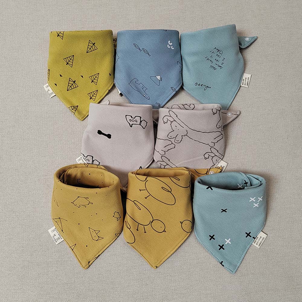 Baberos para bebé, Bandana triangular de algodón suave para alimentación infantil, paño para eructar, toalla para la dentición de recién nacido, accesorios para niño y niña, 8 piezas