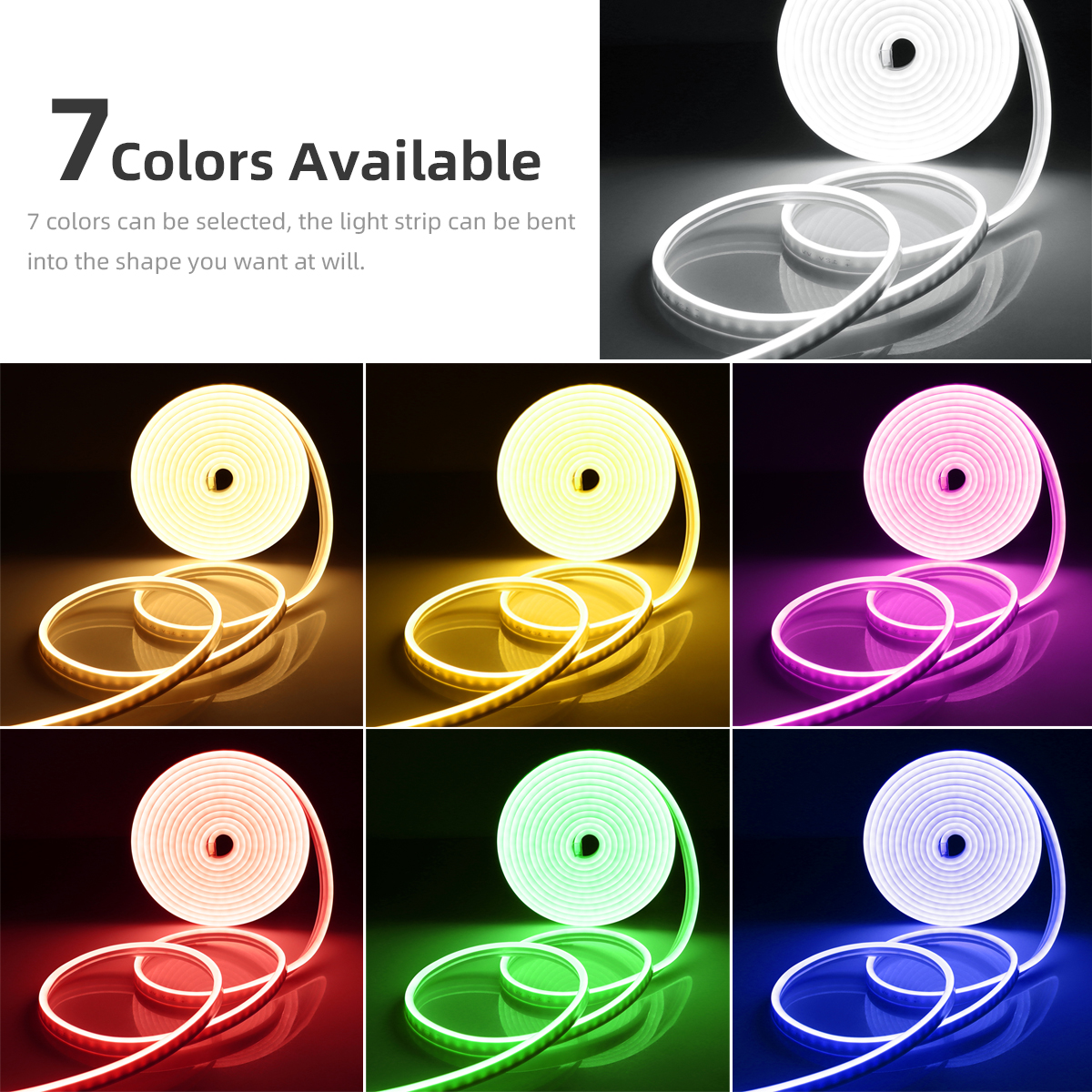 Sensor de movimento pir sem fio led luz de tira sinal de néon 12v luzes de néon fita para diy cozinha natal backlight lâmpada decoração
