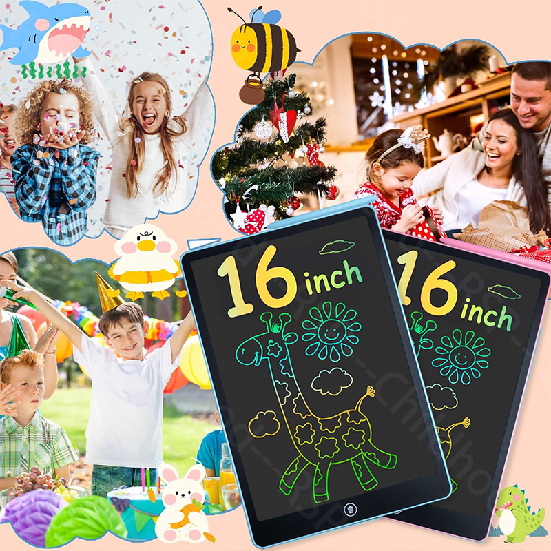 16 Inch Big LCD Drawing Board Writing Tablet Digit Magic Blackboard Art Tools Painting Learning & Education Toys for Kids Gift