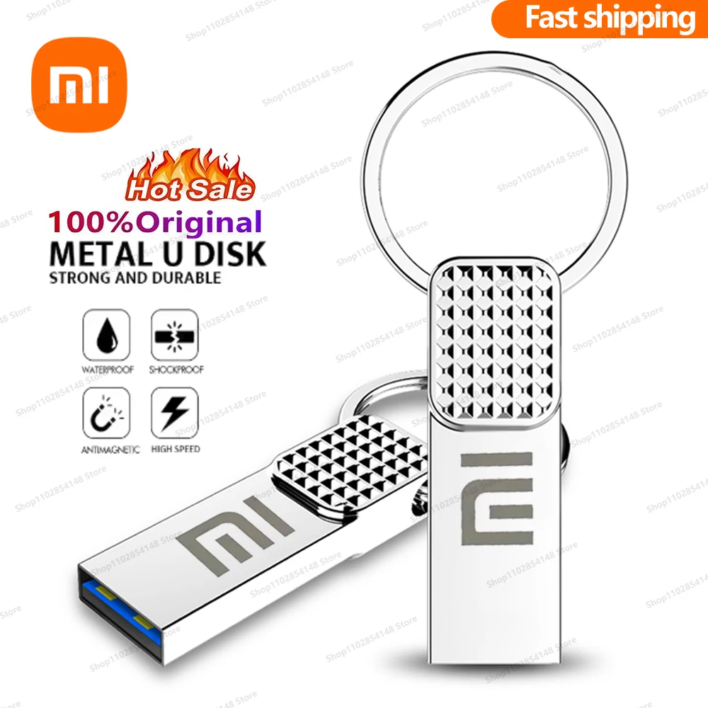 Xiaomi 2TB Pendrive USB 3.2 Flash Drive Metal U Disk 1TB 512GB Portable SSD USB Drive 128GB For Sony Lenovo Tablet Memory Drive