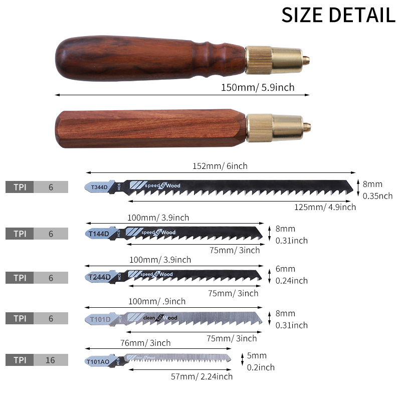 Mini Hand Saw Set High Carbon Steel Coarse/Fine Tooth Saw Blade with Wood Handle Replaceable Saw Blade for Cutting Wood Plastic