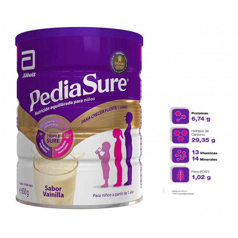 Pediasure Sabor Vainilla 850 Gr