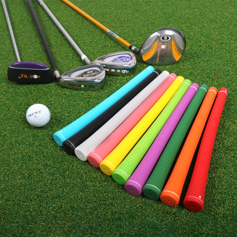 10 pçs/lote apertos de golfe tpe antiderrapante apertos de putter de golfe multi-colorido opcional suprimentos de golfe