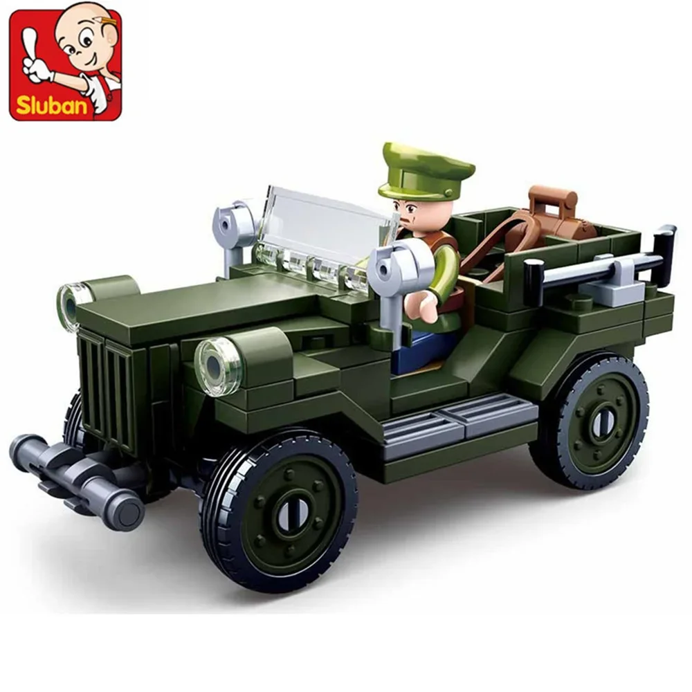 ทหารรถลาดตระเวน Land Force Normandy Landing อาวุธ Building Blocks WW2 กองทัพทหาร Brinquedos อิฐคลาสสิกของเล่นเด็ก