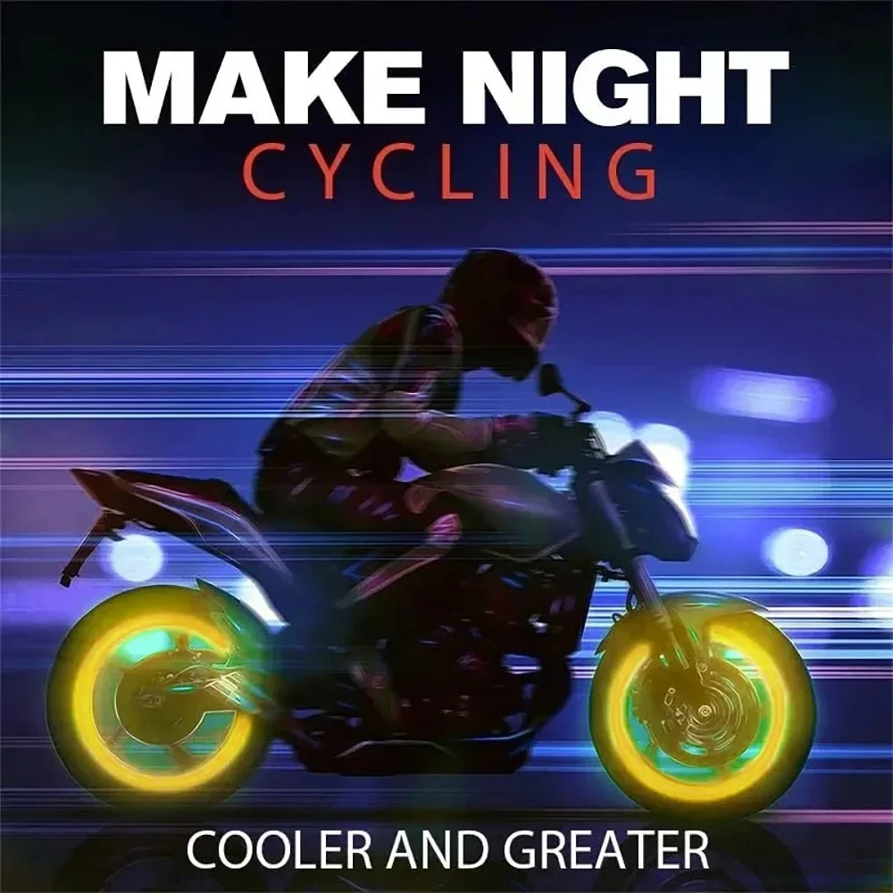 20 pçs tampas de válvula de pneu luminosa motocicleta bocal da roda da bicicleta à prova de poeira haste da válvula do pneu fluorescente noite brilhante decoração do carro