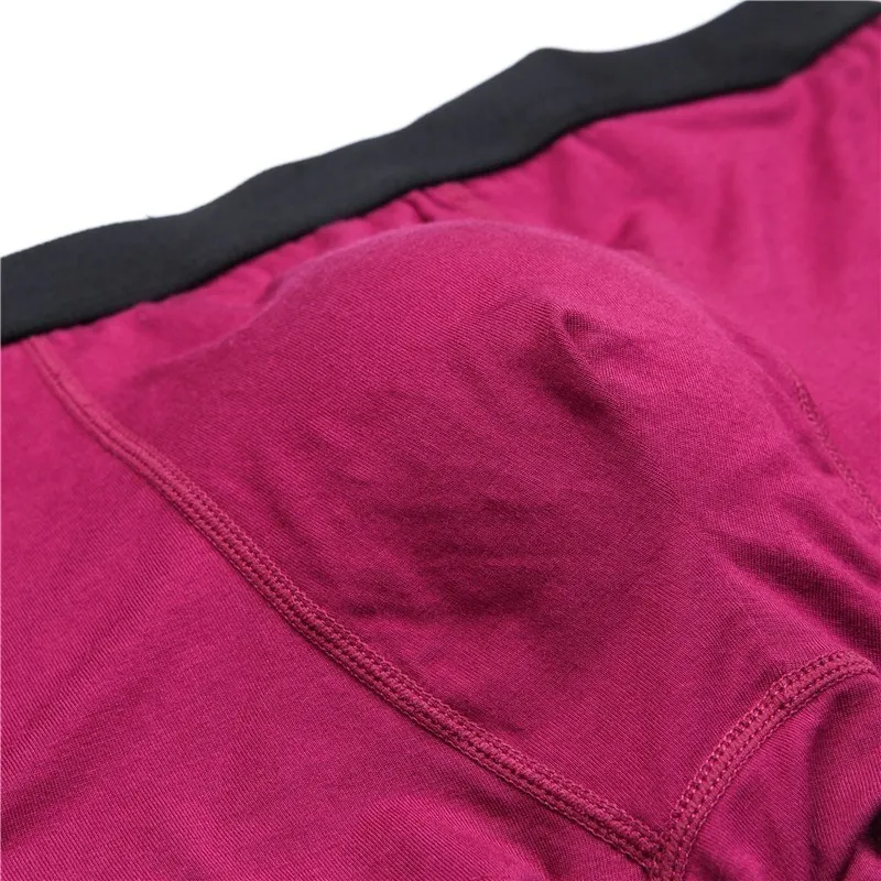 6pcs นักมวยผู้ชายไม้ไผ่เส้นใย Breathable สบายชุดชั้นในชายนักมวย Super-elastic กางเกงขาสั้นสีดํากางเกงกางเกงชาย