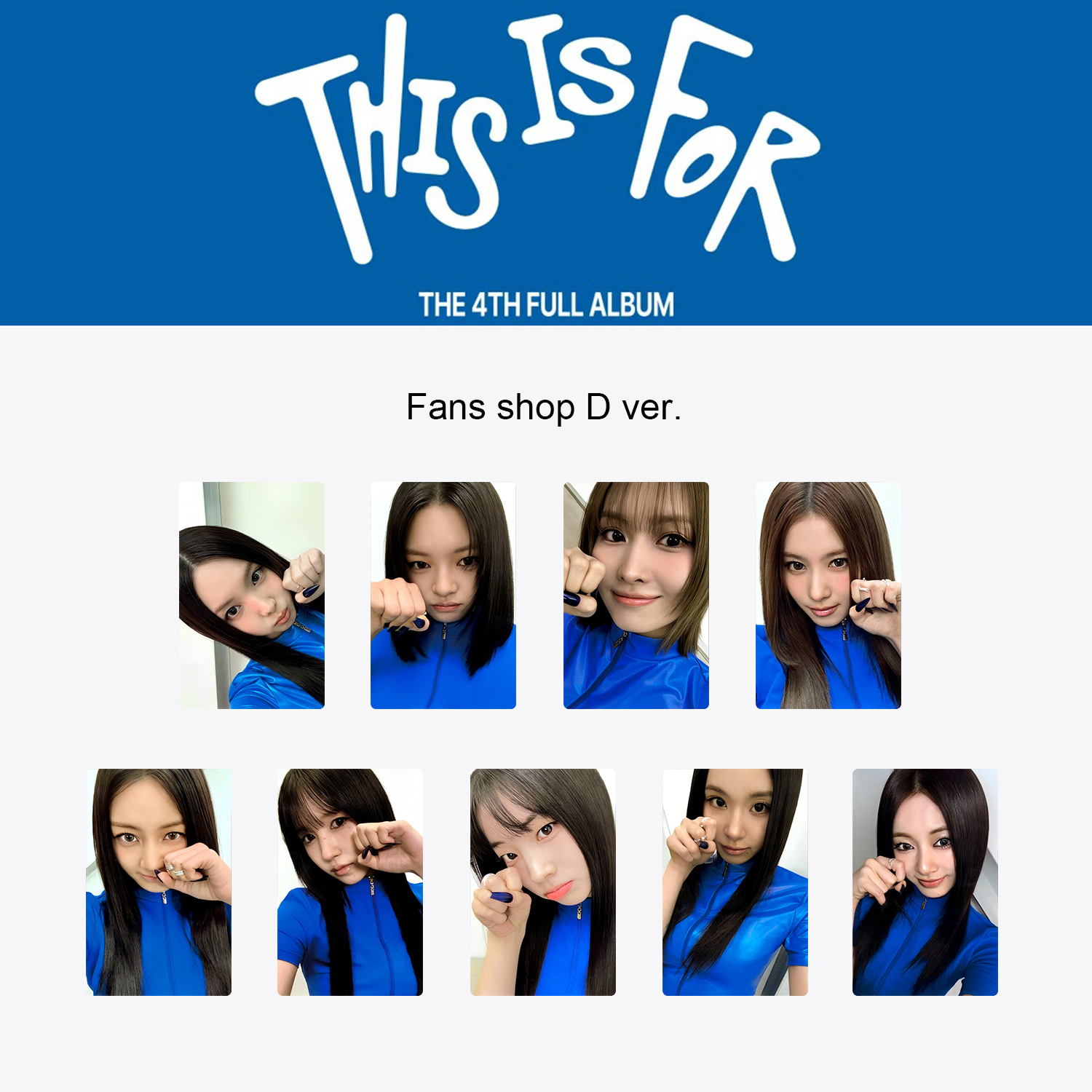 Kpop idols Regular Fourth Edition "THIS IS FOR" Small Card Nayeon Jeongyeon Momo Sana Fashion Photo Cards Fan Collection Gift
