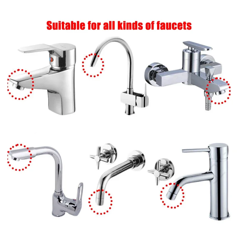 Adaptor keran dapur Universal, 5/1 buah Adaptor selang Mixer konektor keran kuningan, peralatan taman, keran berulir