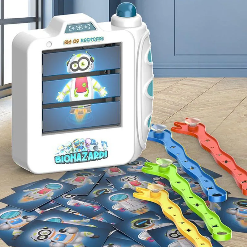 Juego de fiesta familiar ZK30, juego de cartas de monstruos de caza de mano extraña, juegos de mesa, regalos de Navidad para niños, juguetes interactivos de escritorio