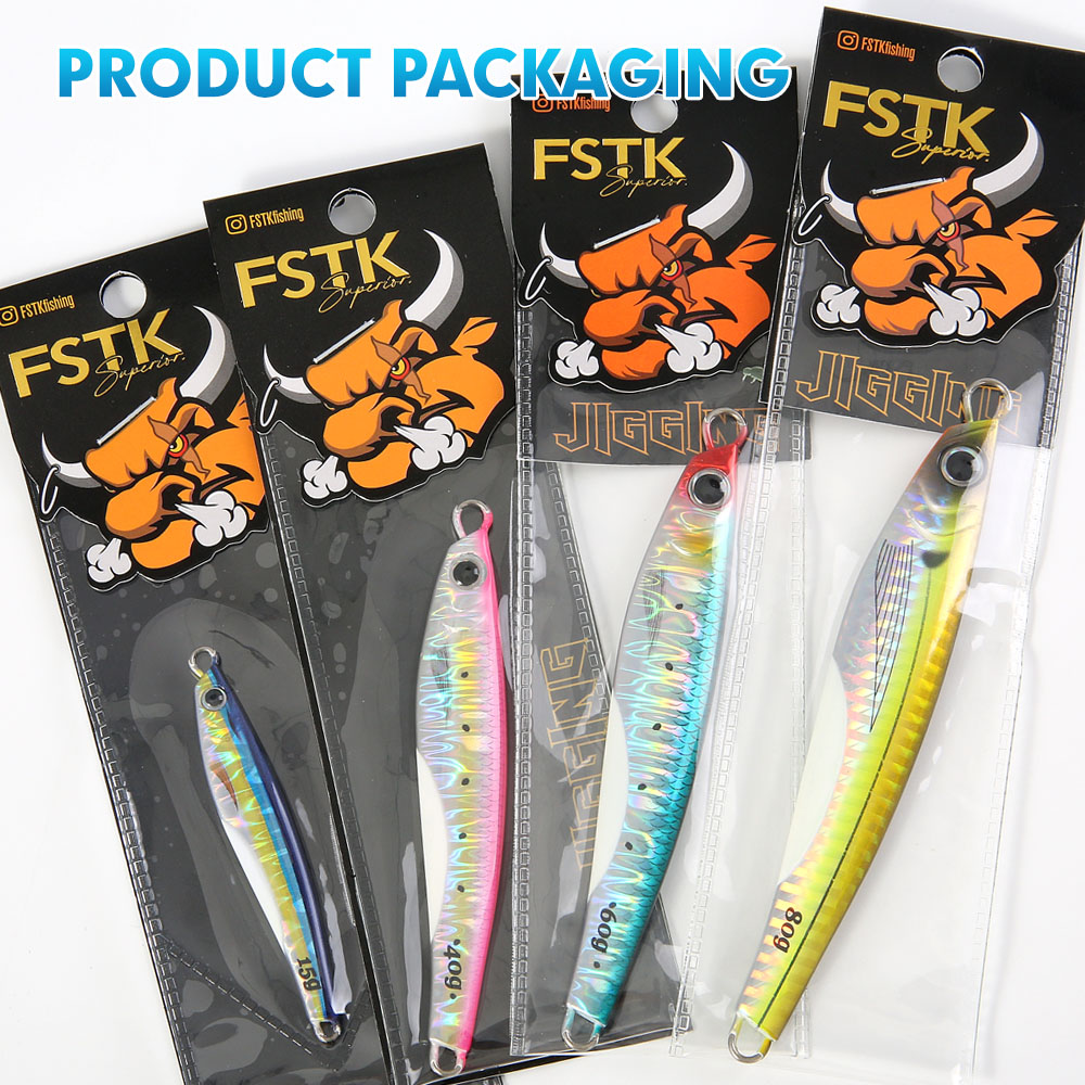 FSTK Приманка для морского окуня Jugulou Casting Jig 15g30g40g60g80g Тунец Приманки для дальнего заброса Спиннинговая искусственная приманка Ложка для морской рыбалки