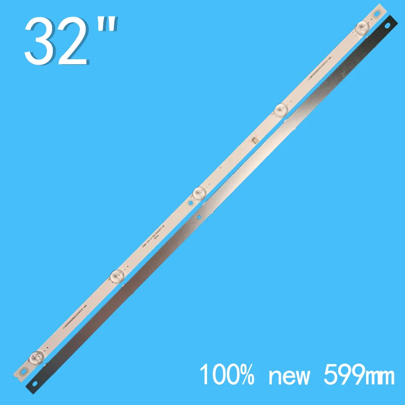 2PCS New TV's LCD Lamp Bars For CRH-ZG32G5CE30300502832REV1.1 Backlight Strips 32G5C LB-C320X18-E5C-H-G01-XRD2 Matrix