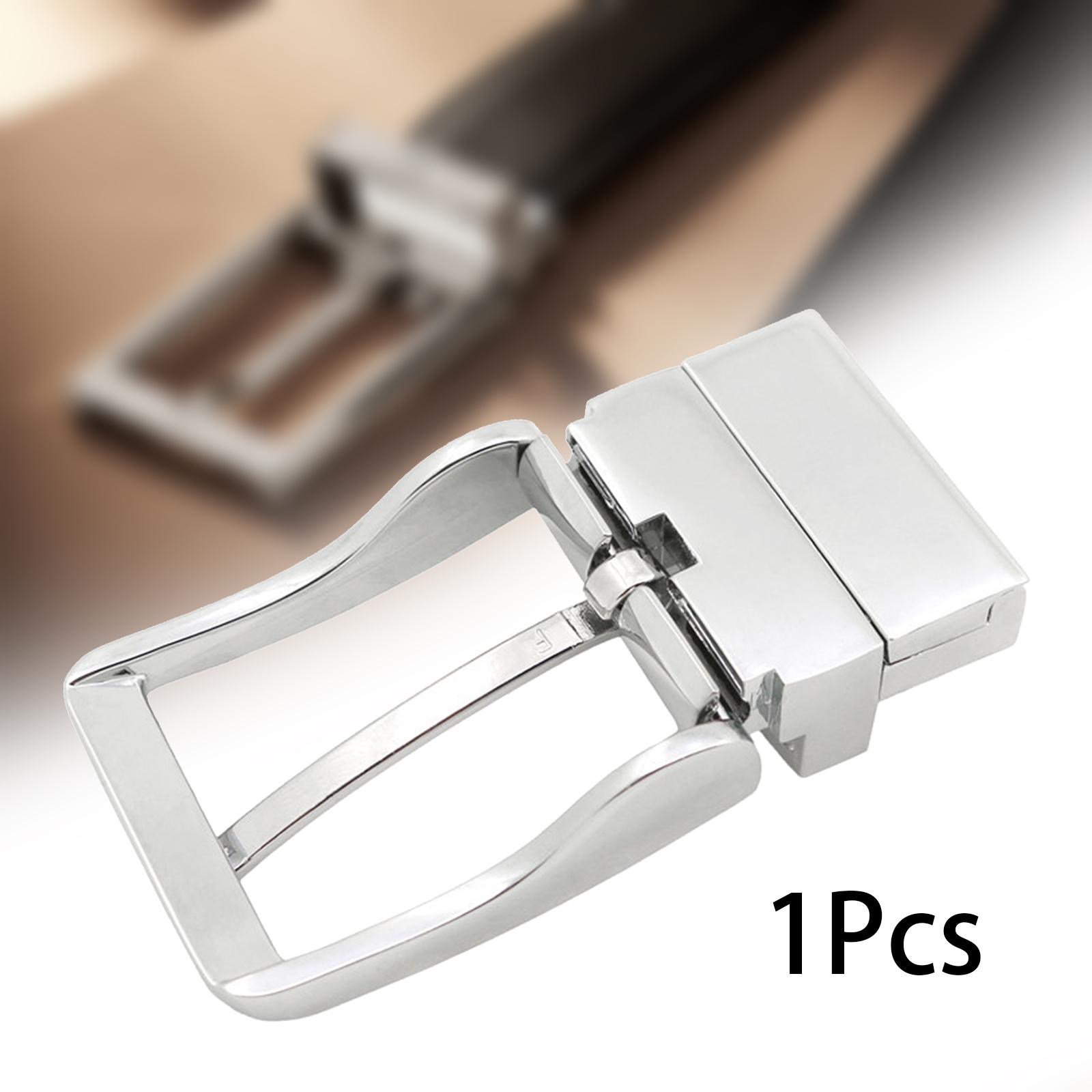 Alloy Belt Buckle Pin Belt Buckle Luxury Mens for 33mm-34mm Belt Reversible Belt Accessories Replacement Rectangle Pin Buckle