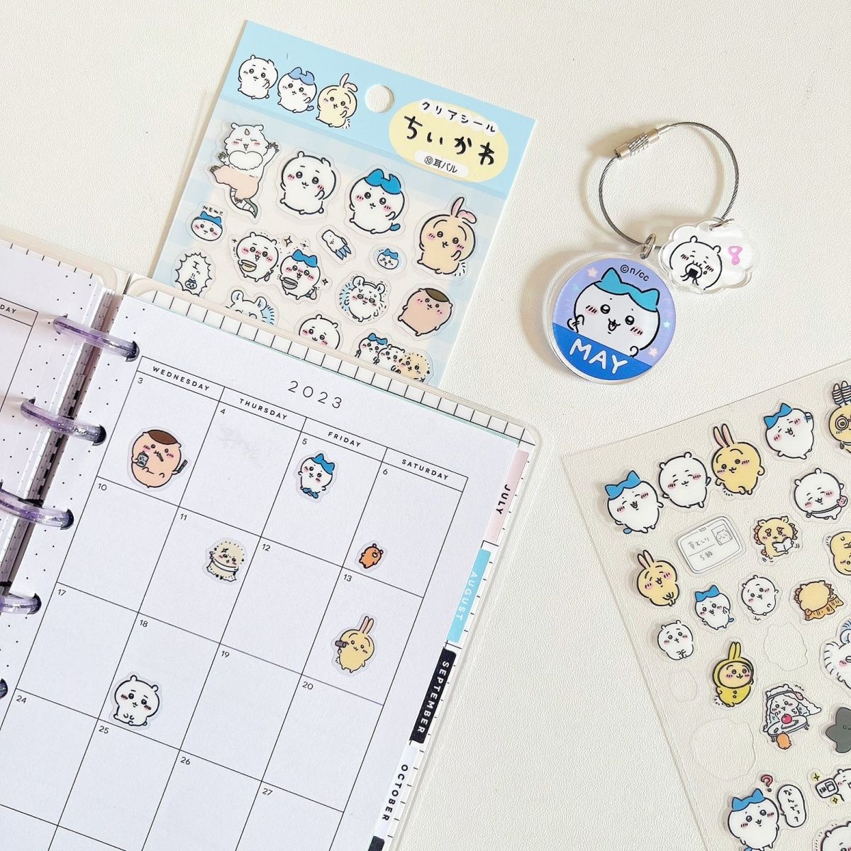 4PCS Graffiti Style Stickers Cute Transparent Cartoon Stickers Good-looking Stickers for Account Decoration