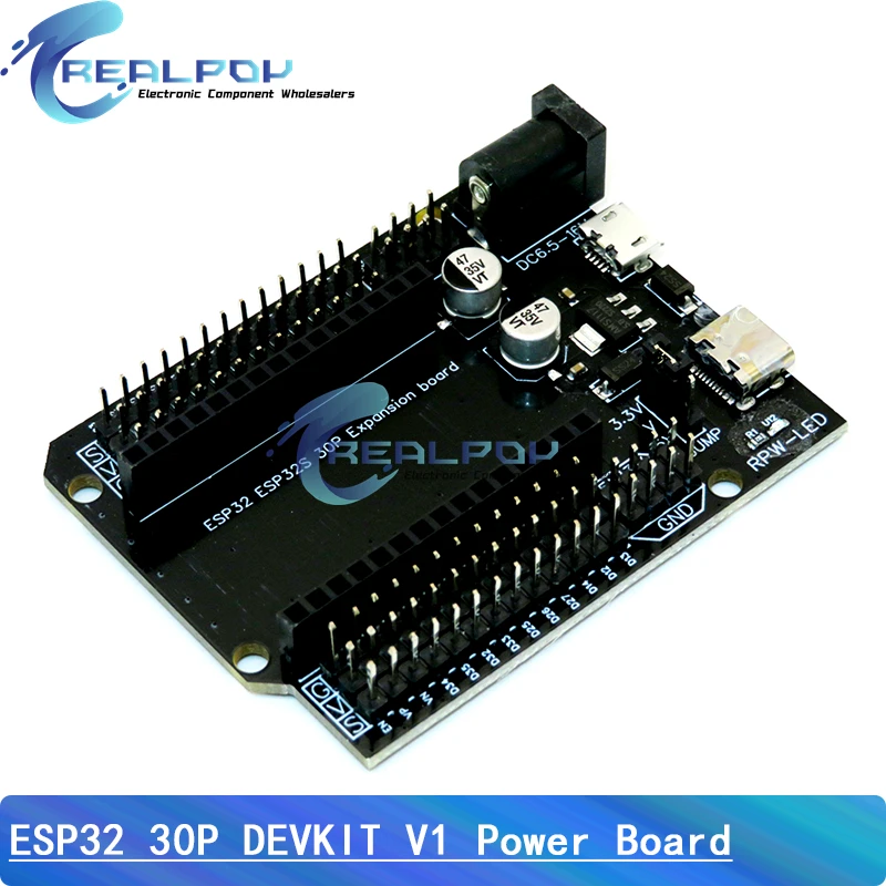 ESP32 Micro / Type-c USB CH340C CP2102 WiFi+Bluetooth Ultra-Low Power Dual Core ESP32-DevKitC-32 ESP-WROOM-32 Expansion Board