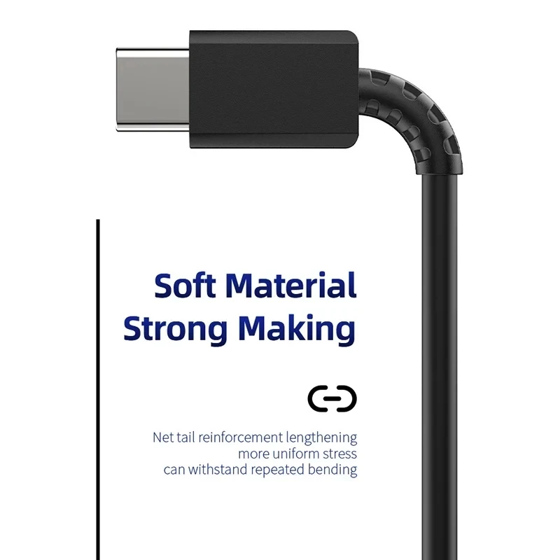 Кабель 5A 45 Вт PD USB-C для сверхбыстрой зарядки типа C для Samsung S21 FE S22 Plus S23 S24 Ultra Note 20 A14 A15 A33 A34 A53 A54 A55