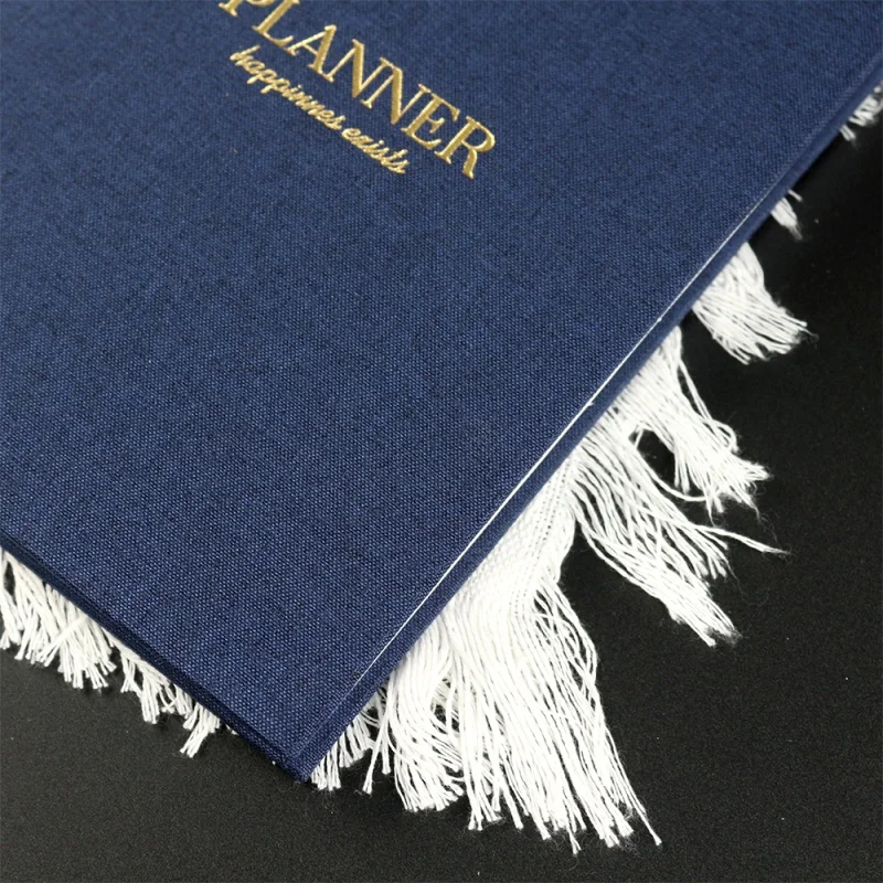 Personalizzato. Quaderni personalizzati quaderno con copertina rigida in tessuto A5 con stampa a caldo