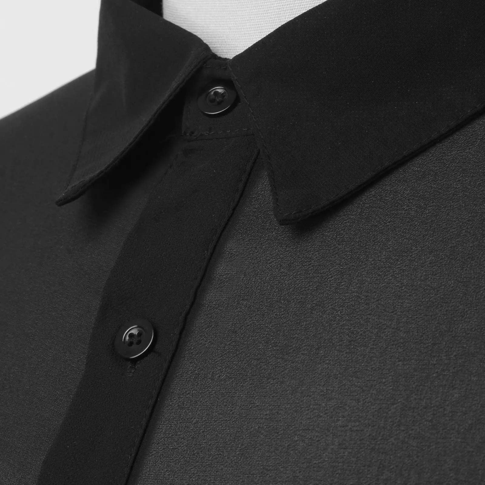Männer Kleidung Mesh Durchsichtig Mesh Sexy Langarm Hemd Einfarbig Button-down Vintage Streetwear Retro Party Tops s-3XL