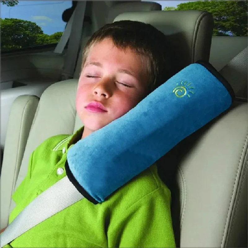 Sangle de sécurité en peluche pour bébé, coussin de protection pour siège de voiture, dispositif de réglage de ceinture de sécurité, housse de ceinture de sécurité automatique