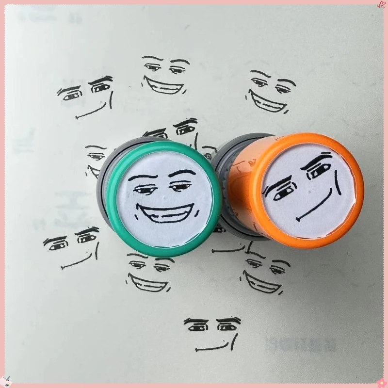 Roblox Game Cartoon Character Photo-sensitive LED Seal with Funny Expressions Kid's Toy - Birthday Gift Idea