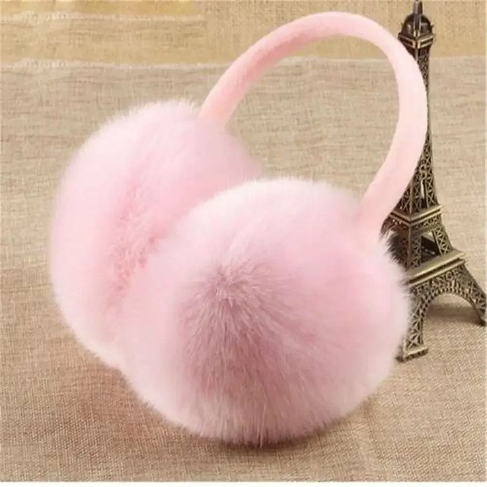 Multi-สีฤดูหนาวหู Muffs Earflaps อบอุ่นผู้หญิง Fluffy COZY Earmuffs Plush Soft หูอุ่นกลางแจ้งเย็นป้องกันหู Muffs