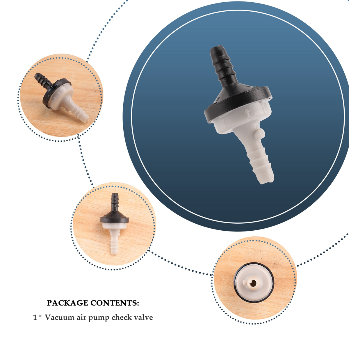 Válvula de retenção da bomba de ar do vácuo, Audi A4 TT Passat 1.8T Número da peça: 058 905 291 058 905 291K