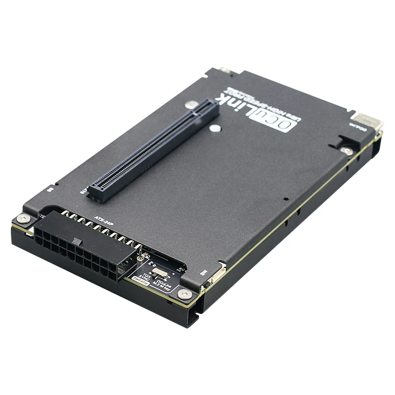 OCuP4V2 OCuLink GPU Dock con chip ReDriver opcional NVME M.2 a OCulink Adapterfor portátil Mini PC a tarjeta gráfica externa