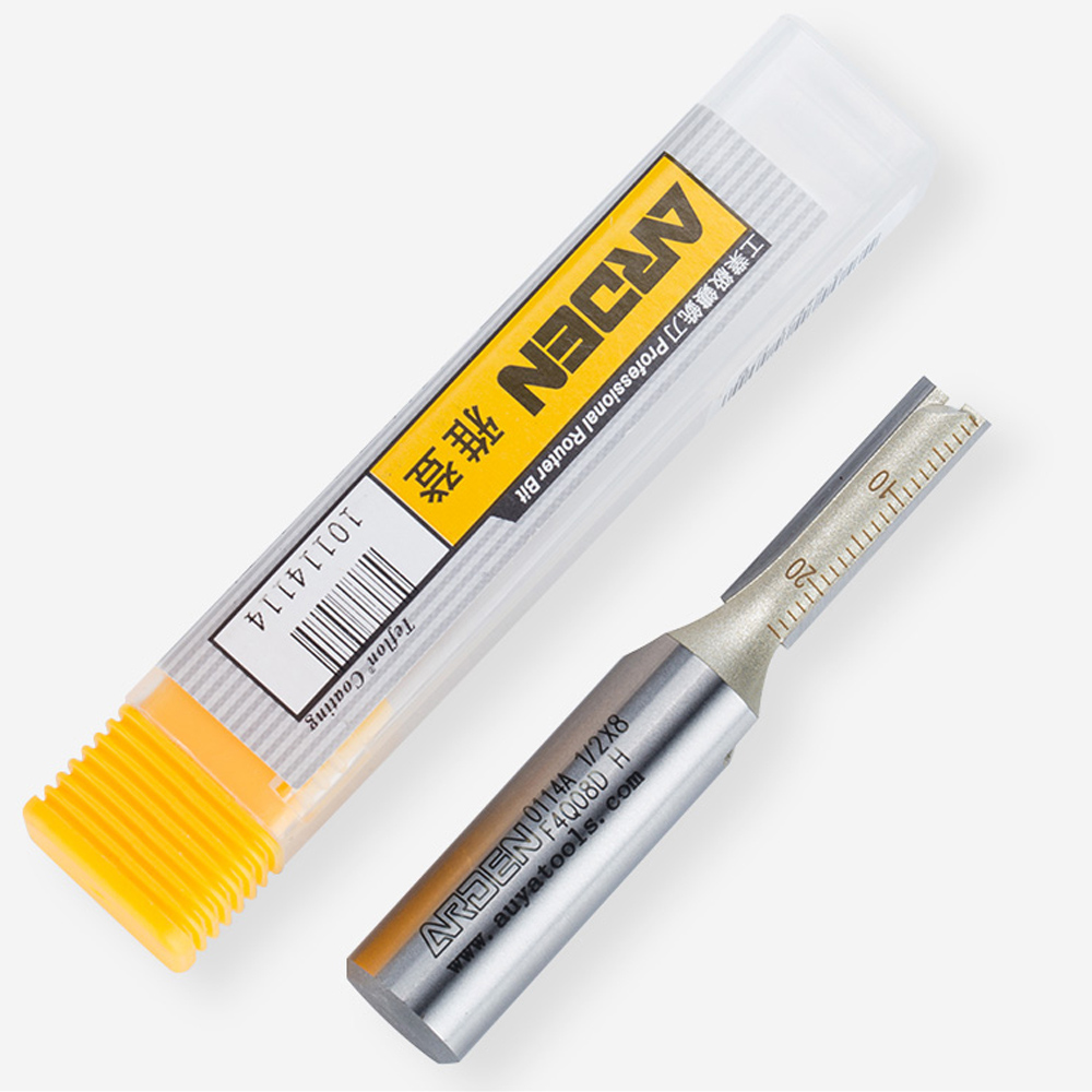 ARDEN เมตริก 2 ขลุ่ยตรง Router บิต 1/4 1/2 นิ้ว Shank 3-25 มม.เส้นผ่านศูนย์กลางตัดคาร์ไบด์ Slotted ตัดแกะสลักสําหรับไม้ MDF
