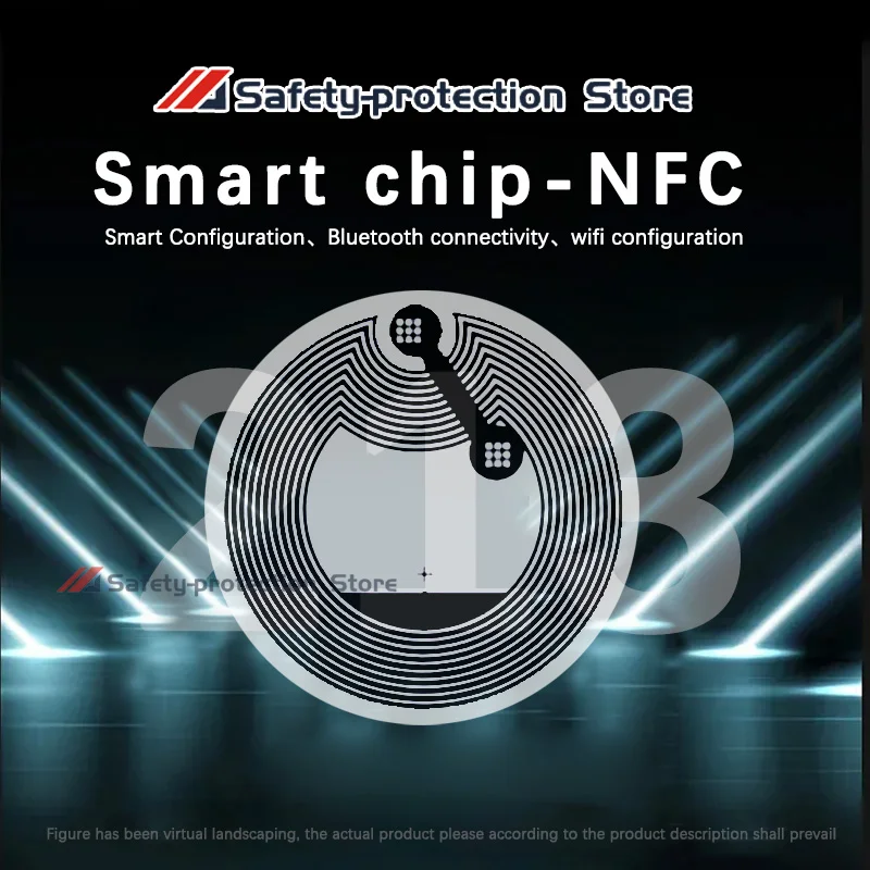 50 unidades】 adesivos nfc, etiquetas nfc, telefone usável, iso 144443 a, 13,56 MHz, ntag213 114 bytes