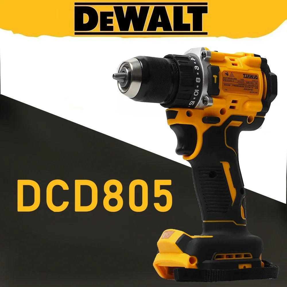 DEWALT 805 20V Brushless Wireless Drill Power Tool has precise speed and torque, rich functions, and can meet a variety of needs