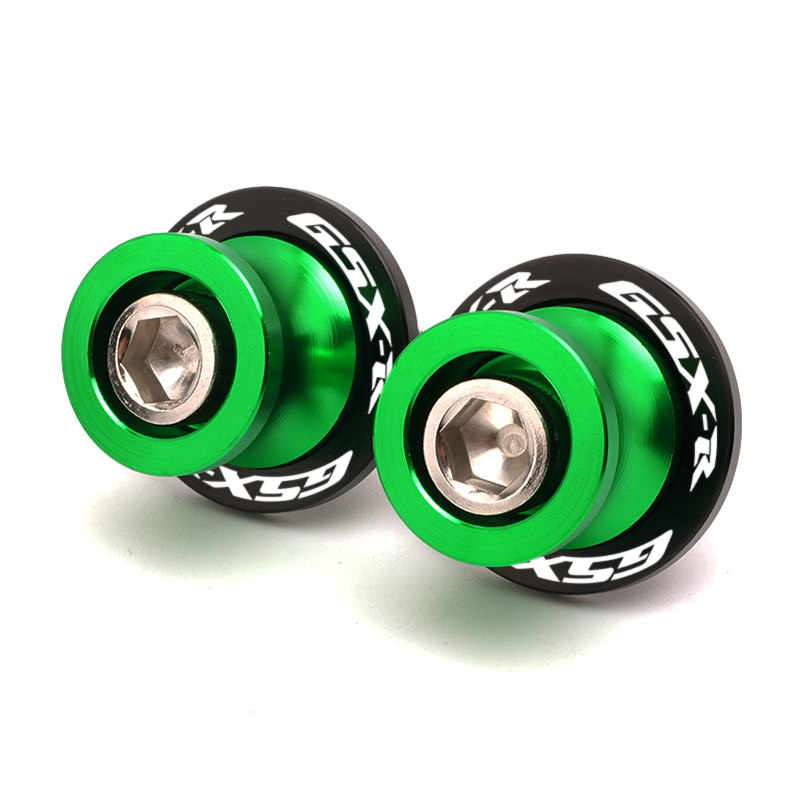 スズキ GSXR 125/150/600/750/1000 GSX-R スプールスライダースタンドネジ CNC M8 オートバイアクセサリースイングアーム 1 ペアボルト