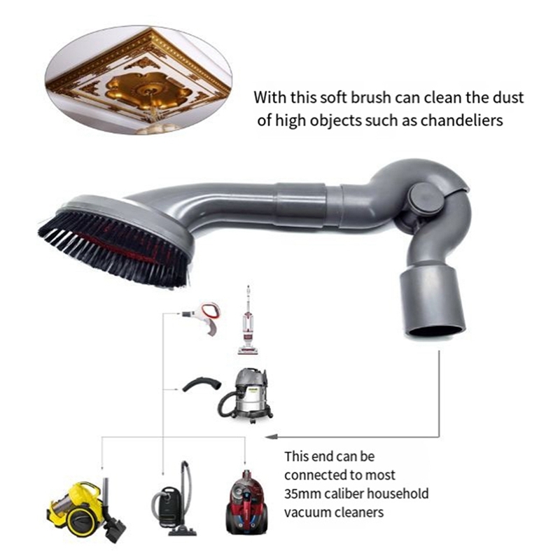 Adaptador de codo inferior, herramienta de liberación rápida de 35-32Mm de diámetro, adaptador inferior, accesorios para aspiradoras, plástico sin flexión