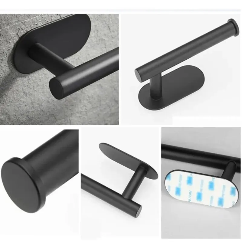 1 pz in acciaio inox tovagliolo di carta Punch cucina ristorante portatovaglioli bagno porta carta igienica Ba Roll Holder