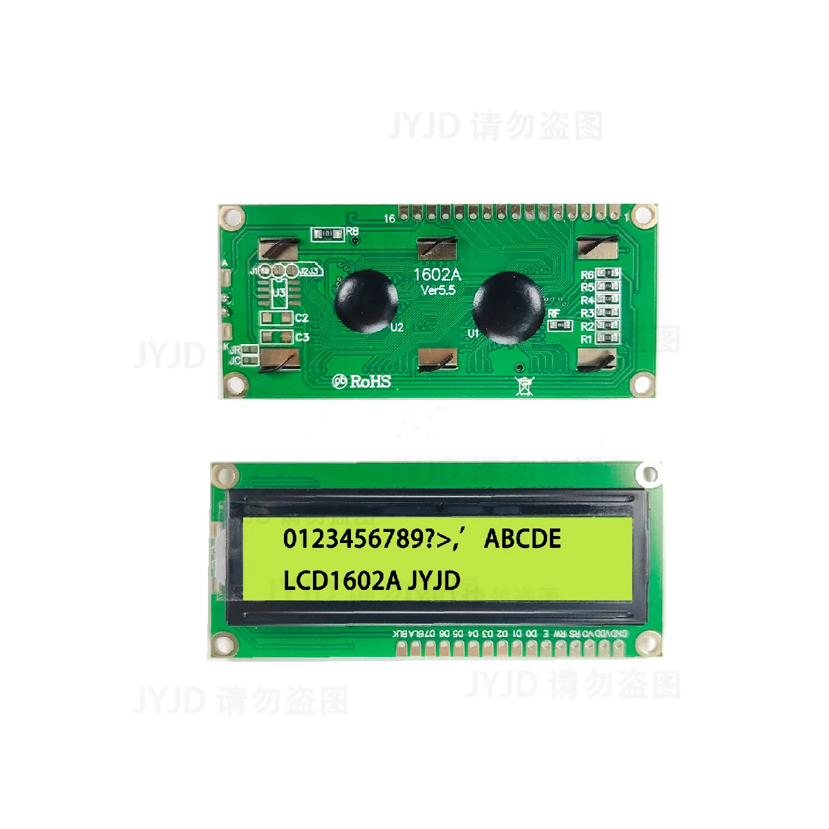 Módulo LCD1602 pantalla azul verde para Arduino LCD1602A LCD personaje UNO R3 Mega2560 pantalla PCF8574T interfaz IIC I2C
