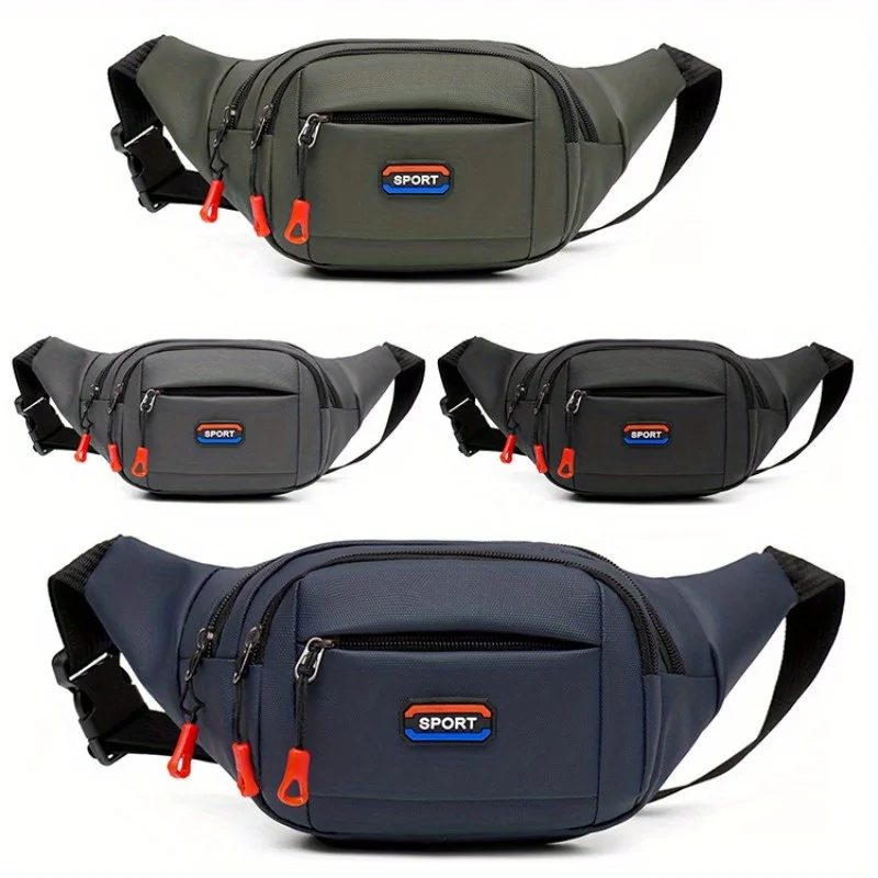 Outdoor-Sport-Hüft tasche für Herren, Bergsteiger-und Lauf brust tasche, wasserdichte multifunktion ale Umhängetasche