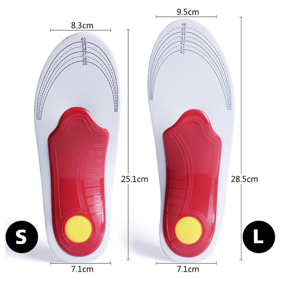 Orthopädische Einlegesohlen für Fuß, Turnschuhe, Schuhe, Einlegesohle, Männer und Frauen, Fußgewölbeunterstützung, Schuhpolster für Plantarfasziitis, Fußpflege
