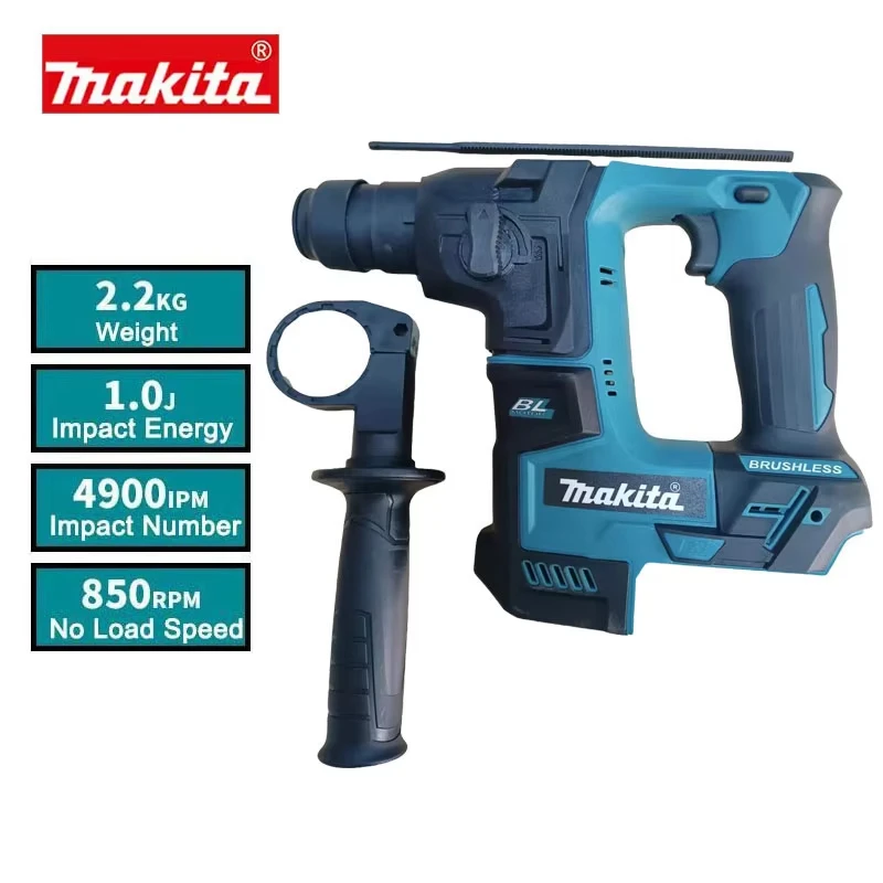 Makita 18V Cordless Rotary Hammer Compact Lightweight and Powerful Tool for Efficient Drilling and Chiseling in Concrete HR140D