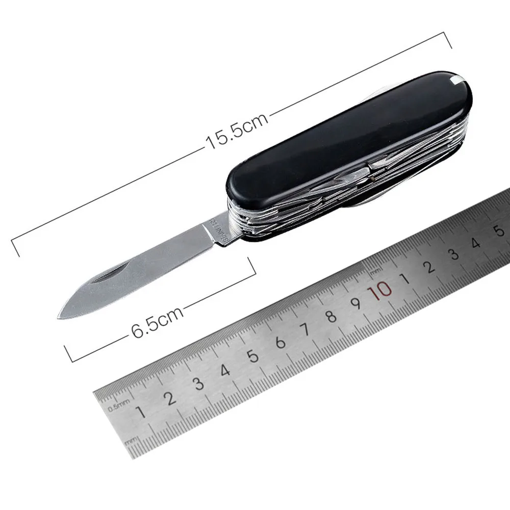 Cuchillo de bolsillo multifuncional, 30 funciones básicas, multiherramienta, herramientas de mano suizas, cuchillo militar para acampar al aire libre, equipo EDC, cuchillos de supervivencia