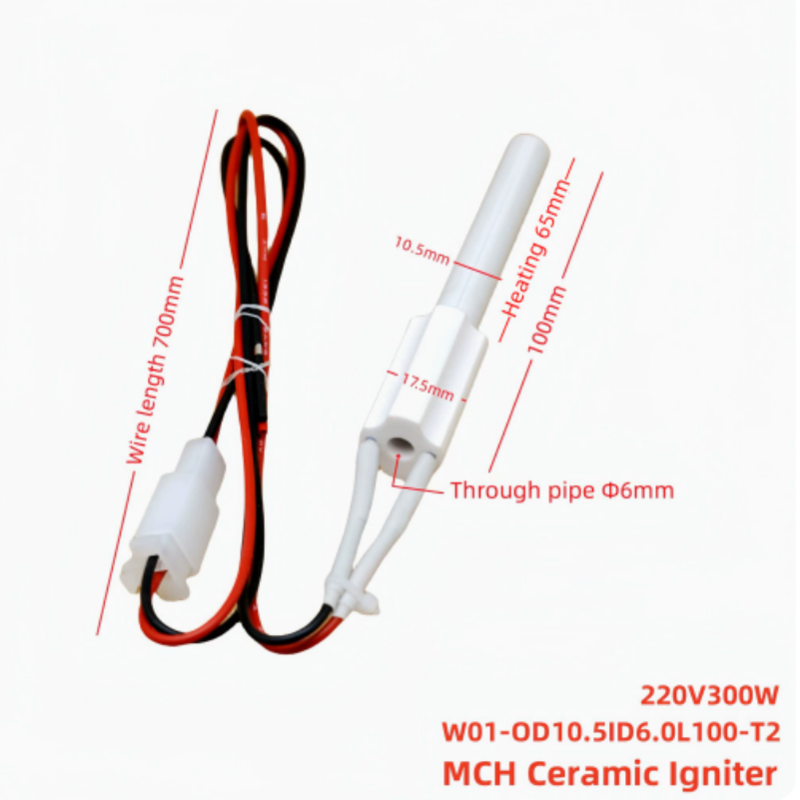 220V300W Kamin Heizung Pellet Herd Zünder Ofen Elektrische Heizung Rohr Keramik Zünder Küche Zubehör zündung