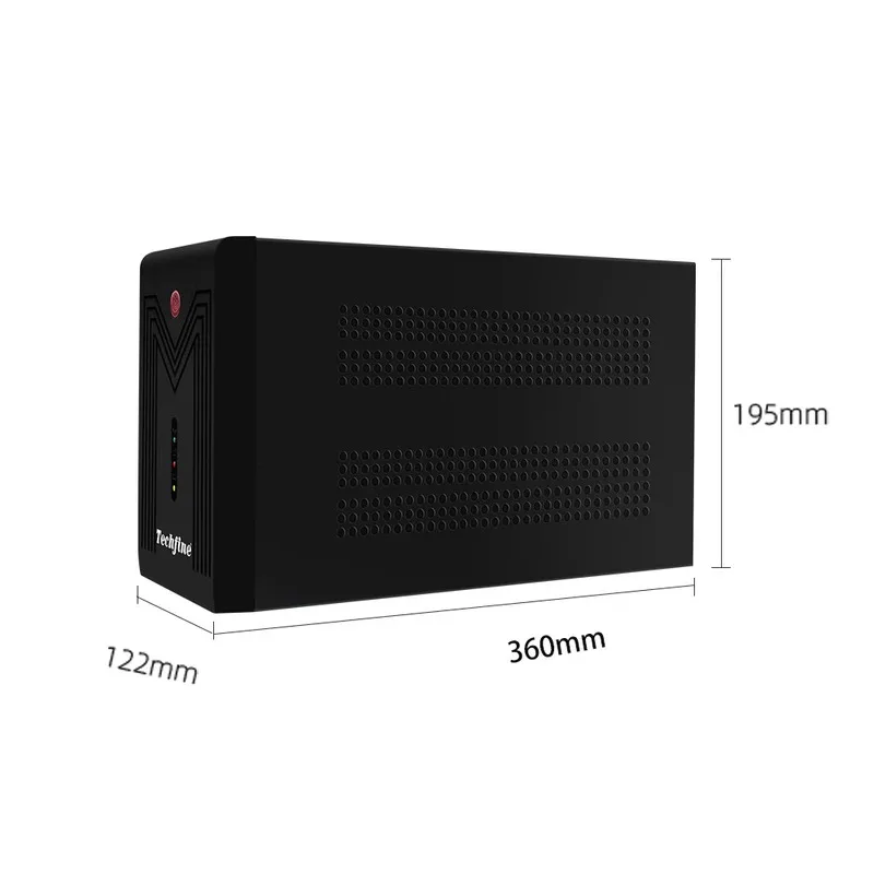 Offline UPS 1500VA 900W for Power Supply System and Battery Backup Rack UPS Pure Sine Wave Uninterruptible Power Supplier