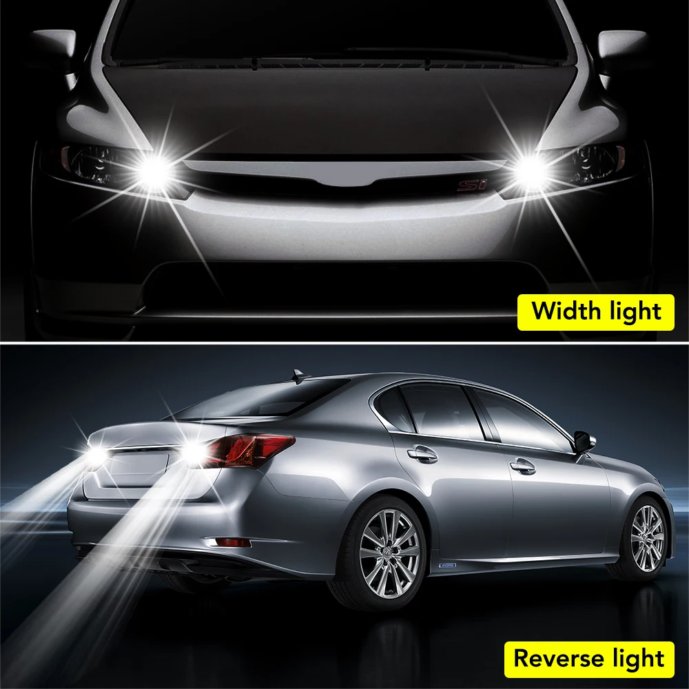 Luces LED superbrillantes para aparcamiento de coche, accesorio para Opel Astra H G J Insignia Mokka Zafira Corsa Vectra C D Antara Sport Emblem, T10 W5W, 2 piezas