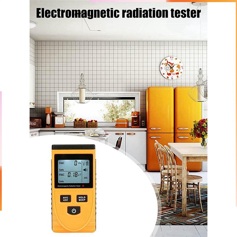 A92Z 2X Socket Radiation Detection,Portable Dosimeter Counter With LCD Display, Radioactive Detector GM3120