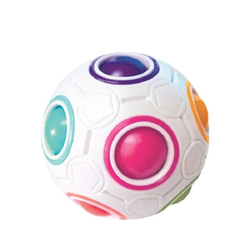 Cảm Giác Đồ Chơi Đậu AntiStress Co Giãn Dây Đẩy Squishy Dây Chuyền Bật Cube Rainbow Bóng Mini Bóp Đồ Chơi Dành Cho Người Lớn Trẻ Em quà Tặng