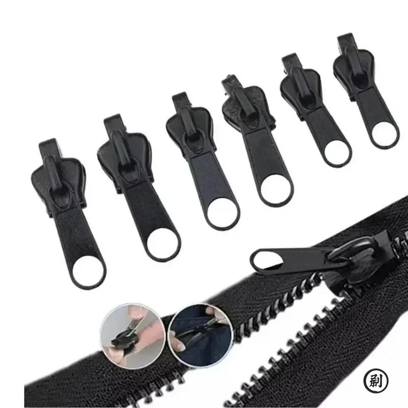 Kit di riparazione cerniera universale istantanea in 3 dimensioni, cursore con cerniera di ricambio, denti, salvataggio, cucito, vestiti, cerniere, accessori per utensili